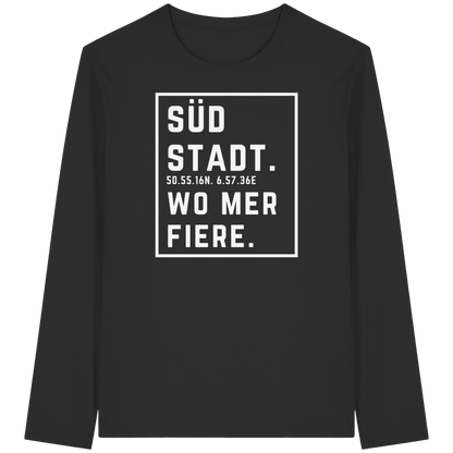 Südstadt Fiere Druck - Organic Longsleeve T-Shirt