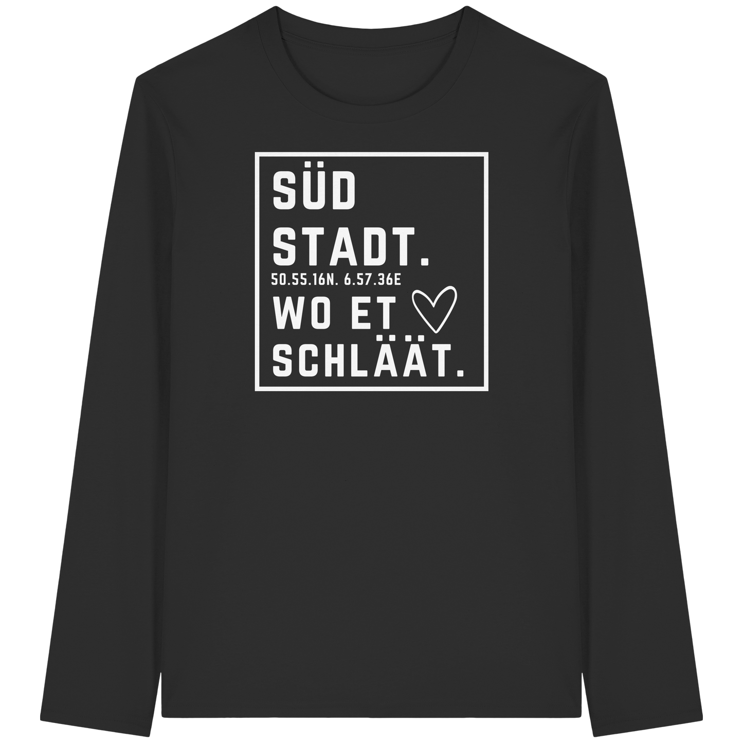 Südstadt Hätz Druck - Organic Longsleeve T-Shirt