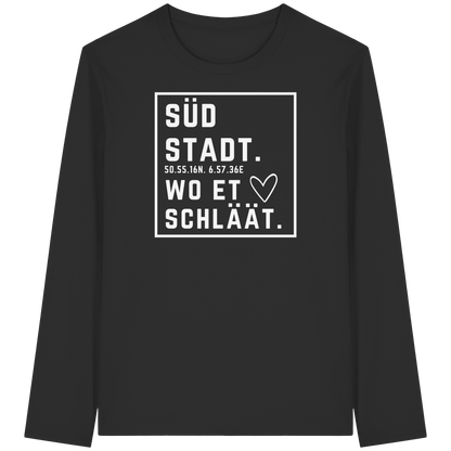 Südstadt Hätz Druck - Organic Longsleeve T-Shirt