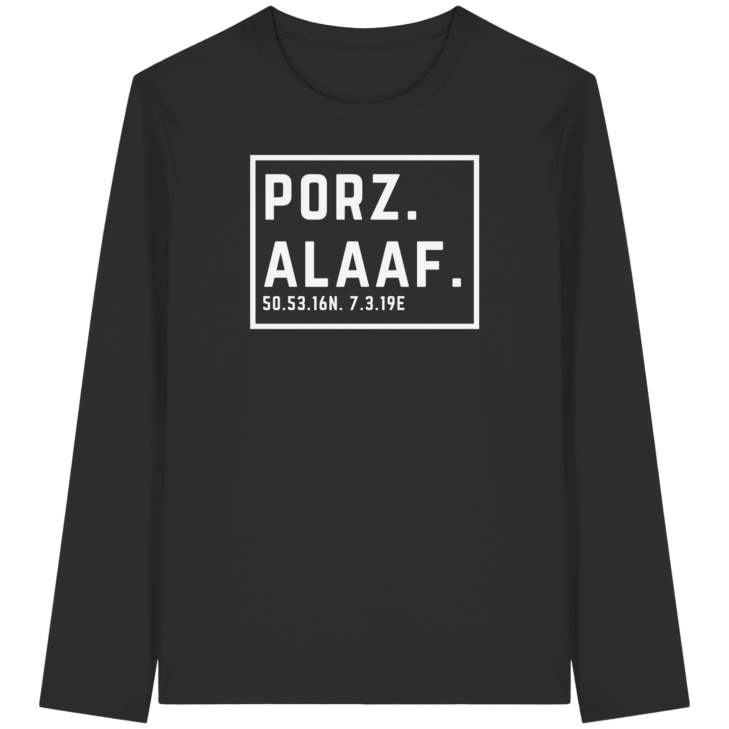 Porz Alaaf Druck - Organic Longsleeve T-Shirt