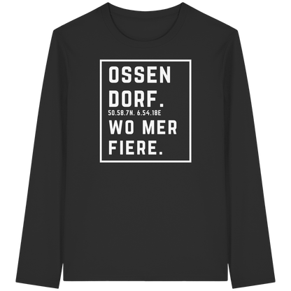 Ossendorf Fiere Druck - Organic Longsleeve T-Shirt