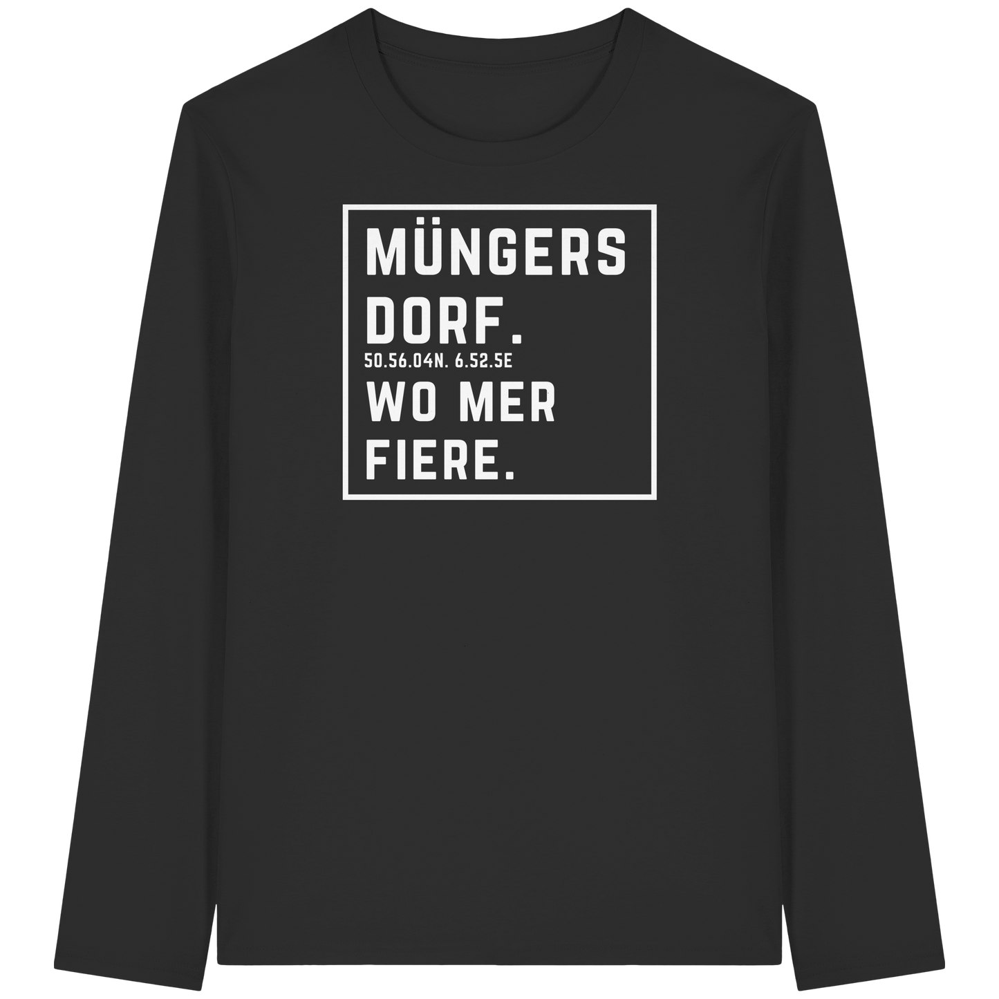 Müngersdorf Fiere Druck - Organic Longsleeve T-Shirt