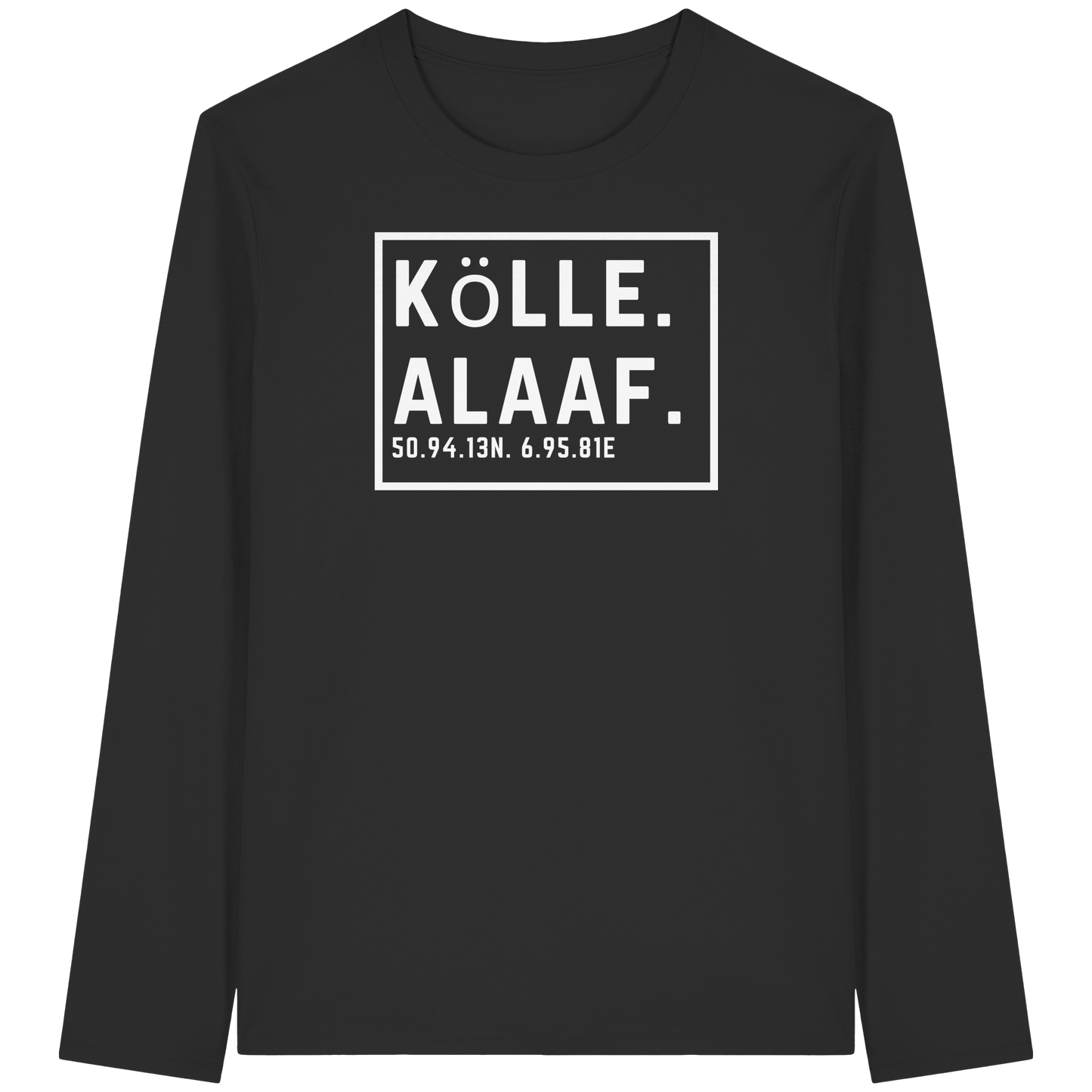 Kölle Alaaf Druck - Organic Longsleeve T-Shirt
