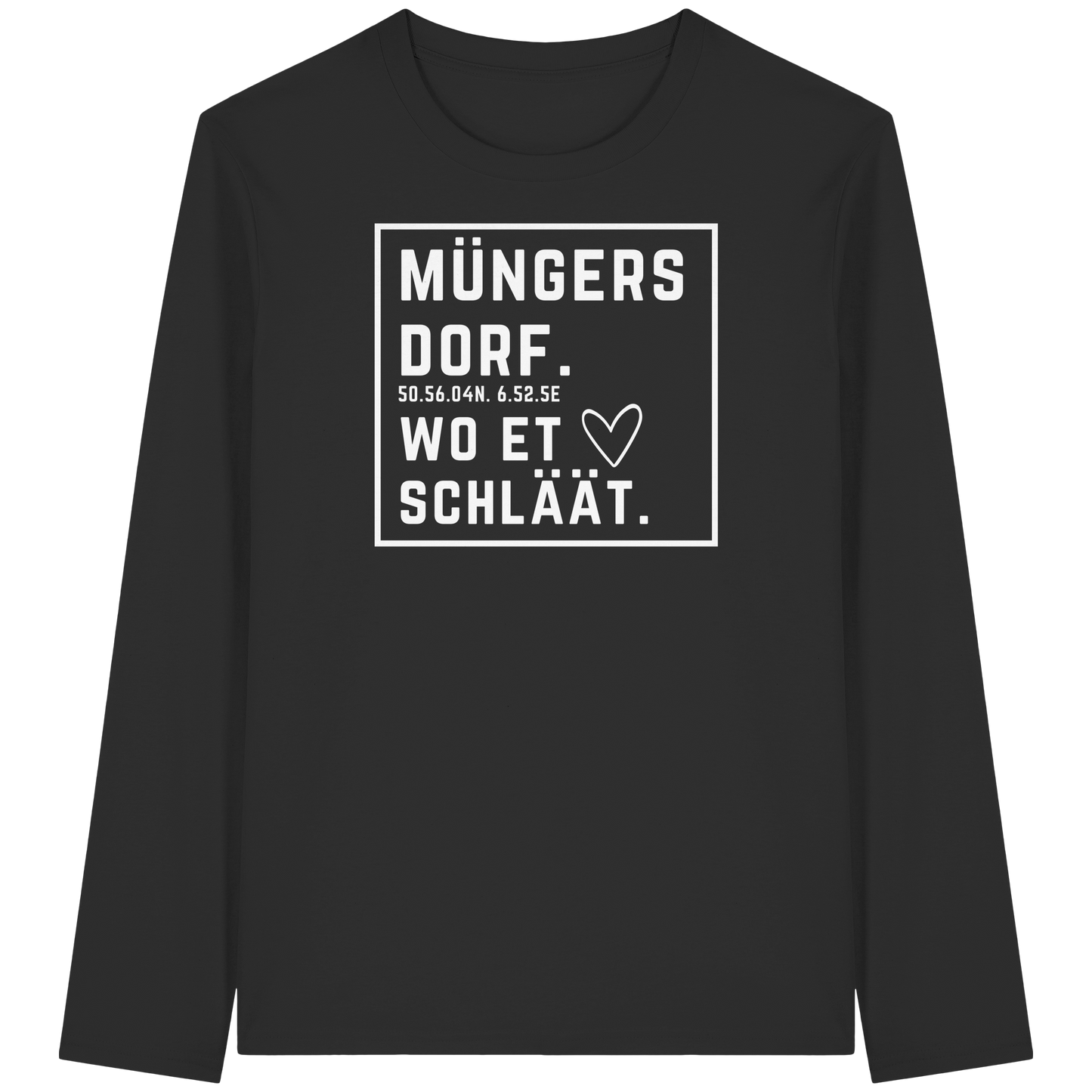Müngersdorf Hätz Druck - Organic Longsleeve T-Shirt