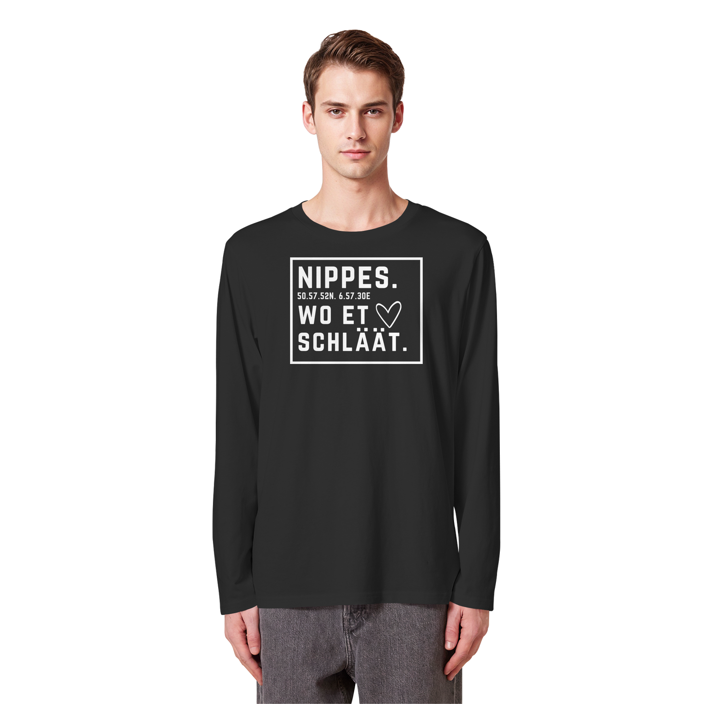 Nippes Hätz Druck - Organic Longsleeve T-Shirt