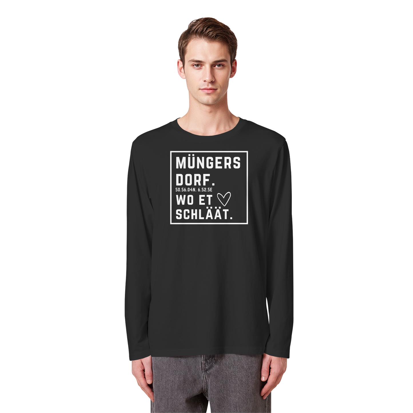 Müngersdorf Hätz Druck - Organic Longsleeve T-Shirt