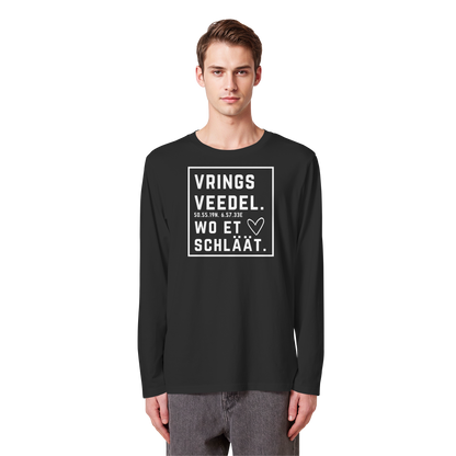 Vringsveedel Hätz Druck - Organic Longsleeve T-Shirt