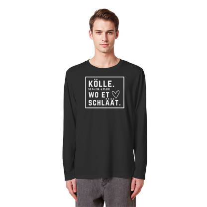 Kölle Hätz Druck - Organic Longsleeve T-Shirt