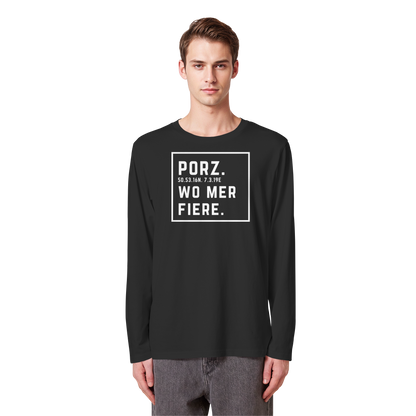 Porz Fiere Druck  - Organic Longsleeve T-Shirt
