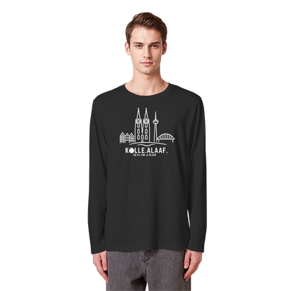 Skyline Alaaf Druck - Organic Longsleeve T-Shirt