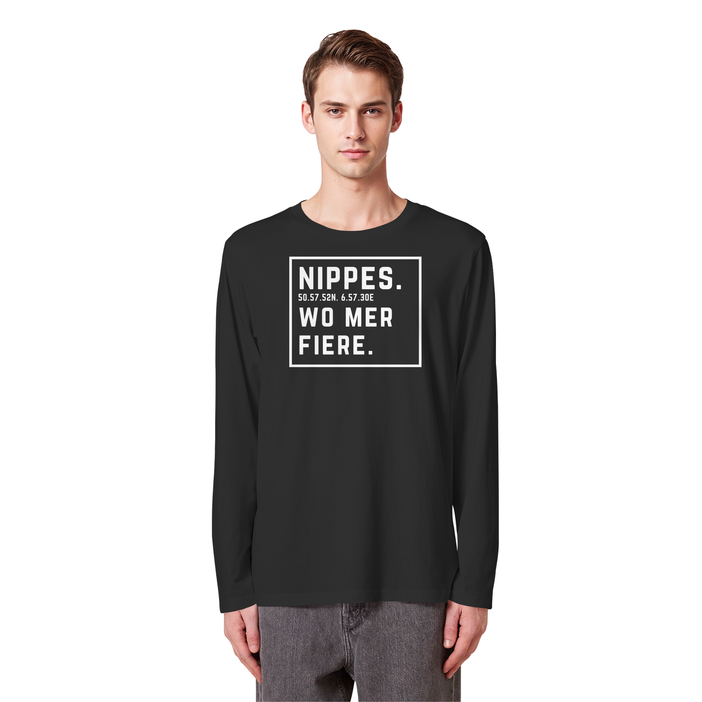 Nippes Fiere Druck - Organic Longsleeve T-Shirt
