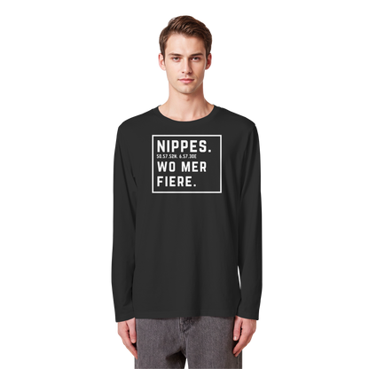 Nippes Fiere Druck - Organic Longsleeve T-Shirt
