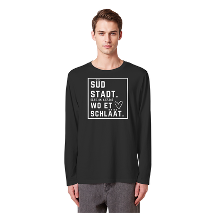 Südstadt Hätz Druck - Organic Longsleeve T-Shirt