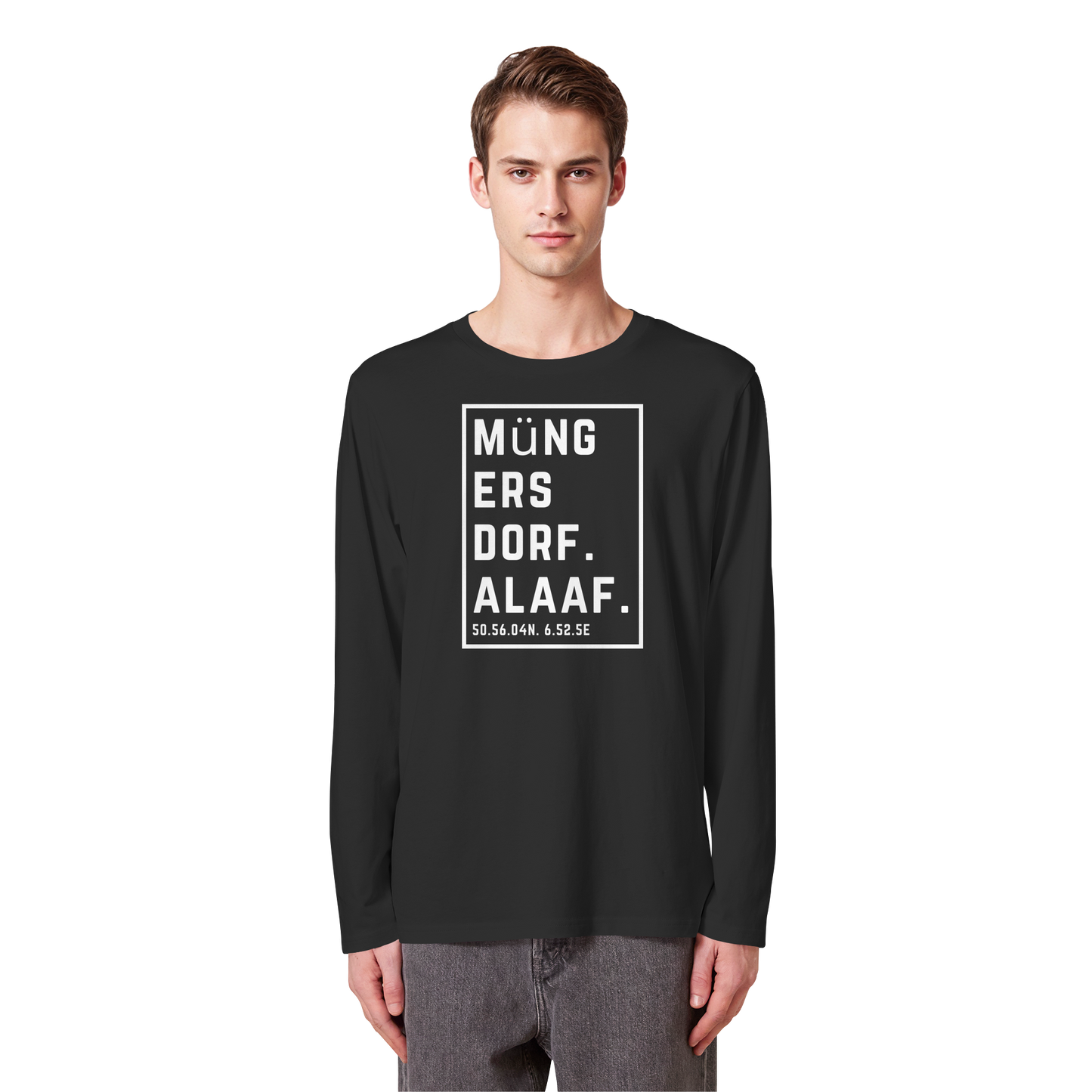 Müngersdorf Alaaf Druck - Organic Longsleeve T-Shirt
