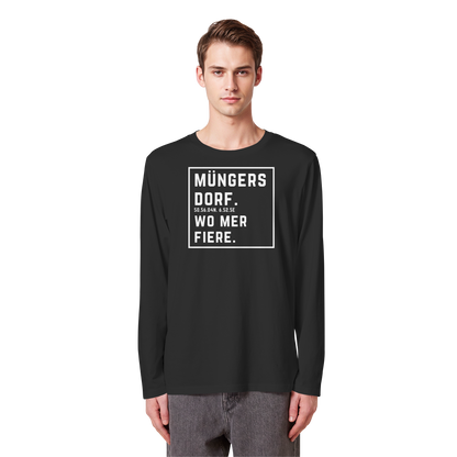 Müngersdorf Fiere Druck - Organic Longsleeve T-Shirt