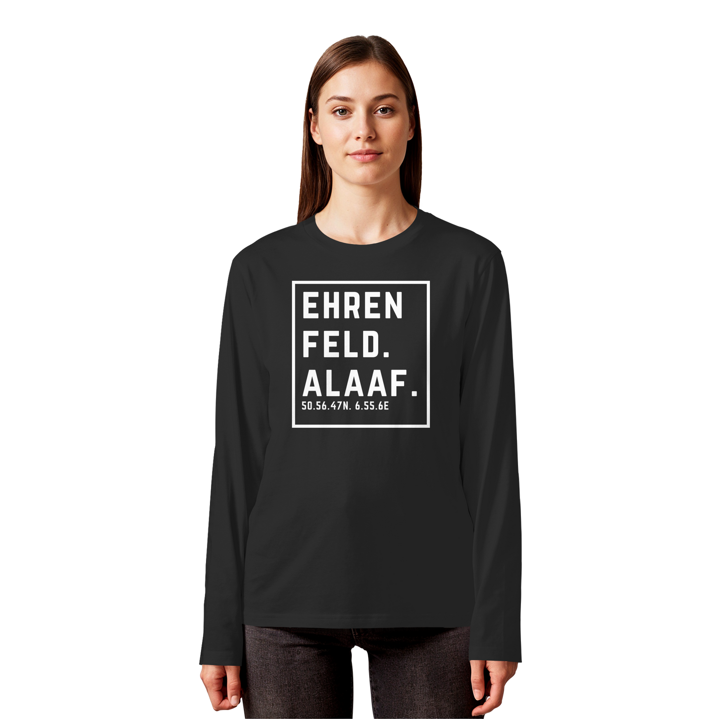 Ehrenfeld Alaaf Druck - Organic Longsleeve T-Shirt
