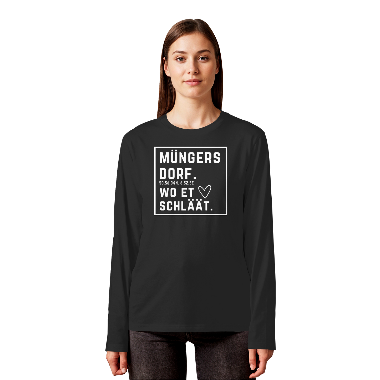 Müngersdorf Hätz Druck - Organic Longsleeve T-Shirt