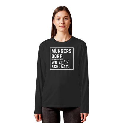 Müngersdorf Hätz Druck - Organic Longsleeve T-Shirt