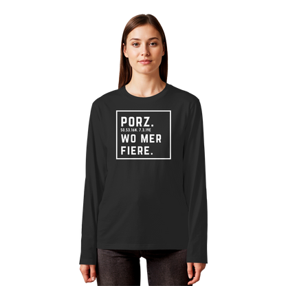 Porz Fiere Druck  - Organic Longsleeve T-Shirt