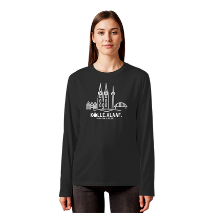 Skyline Alaaf Druck - Organic Longsleeve T-Shirt