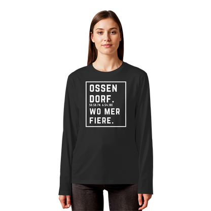 Ossendorf Fiere Druck - Organic Longsleeve T-Shirt