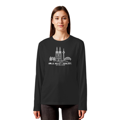 Skyline Hätz Druck  - Organic Longsleeve T-Shirt