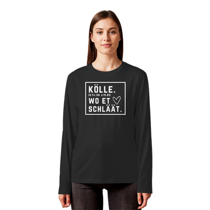 Kölle Hätz Druck - Organic Longsleeve T-Shirt