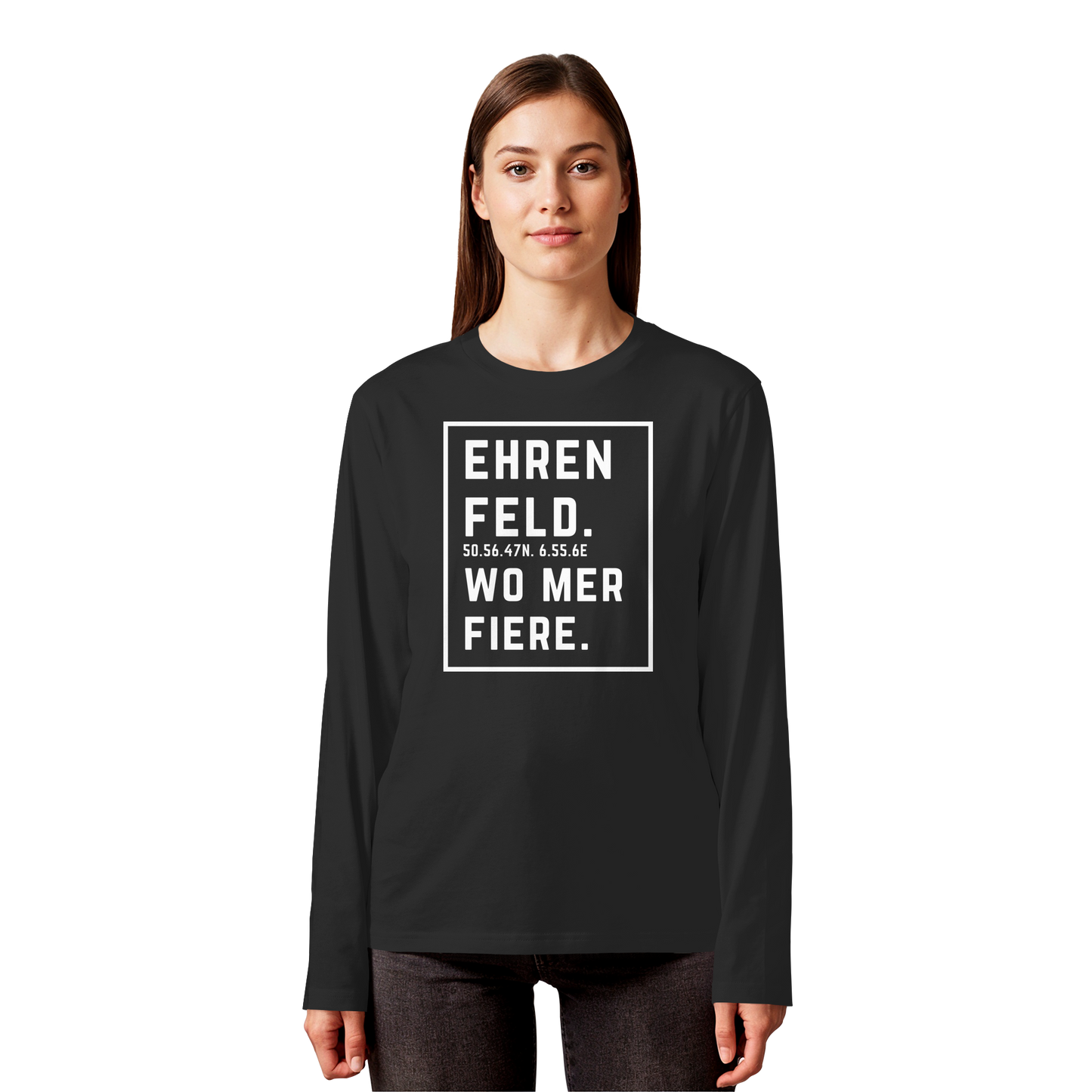 Ehrenfeld Fiere Druck - Organic Longsleeve T-Shirt