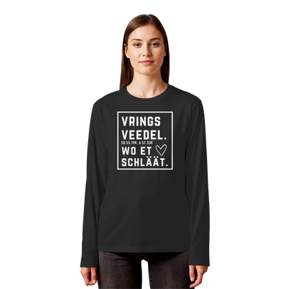 Vringsveedel Hätz Druck - Organic Longsleeve T-Shirt