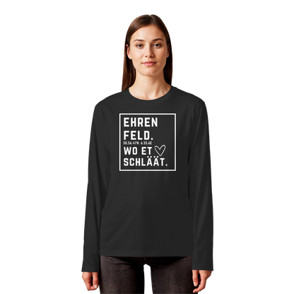 Ehrenfeld Hätz Druck - Organic Longsleeve T-Shirt