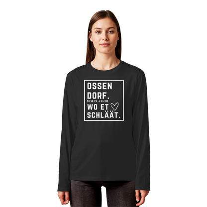 Ossendorf Hätz Druck - Organic Longsleeve T-Shirt