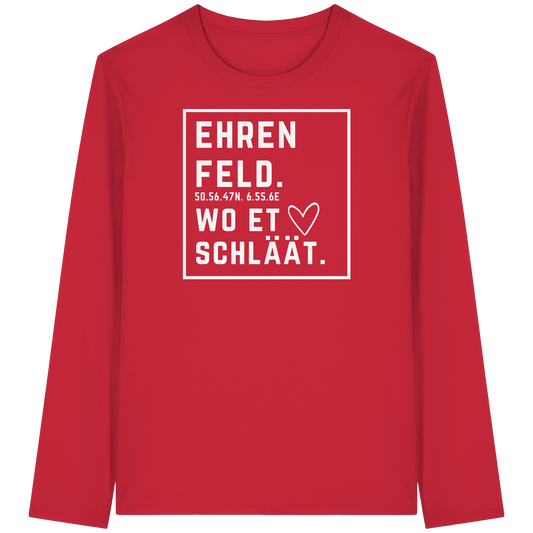 Ehrenfeld Hätz Druck - Organic Longsleeve T-Shirt