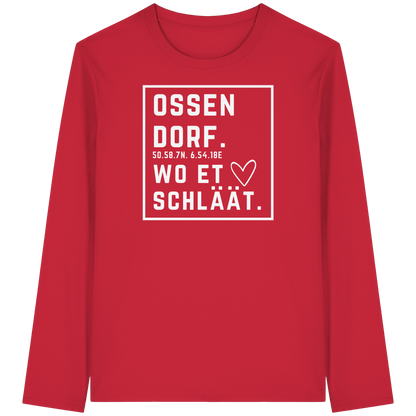 Ossendorf Hätz Druck - Organic Longsleeve T-Shirt