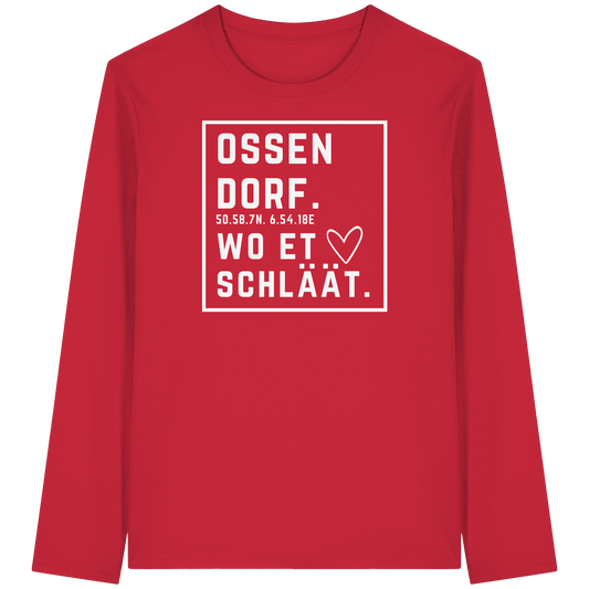 Ossendorf Hätz Druck - Organic Longsleeve T-Shirt