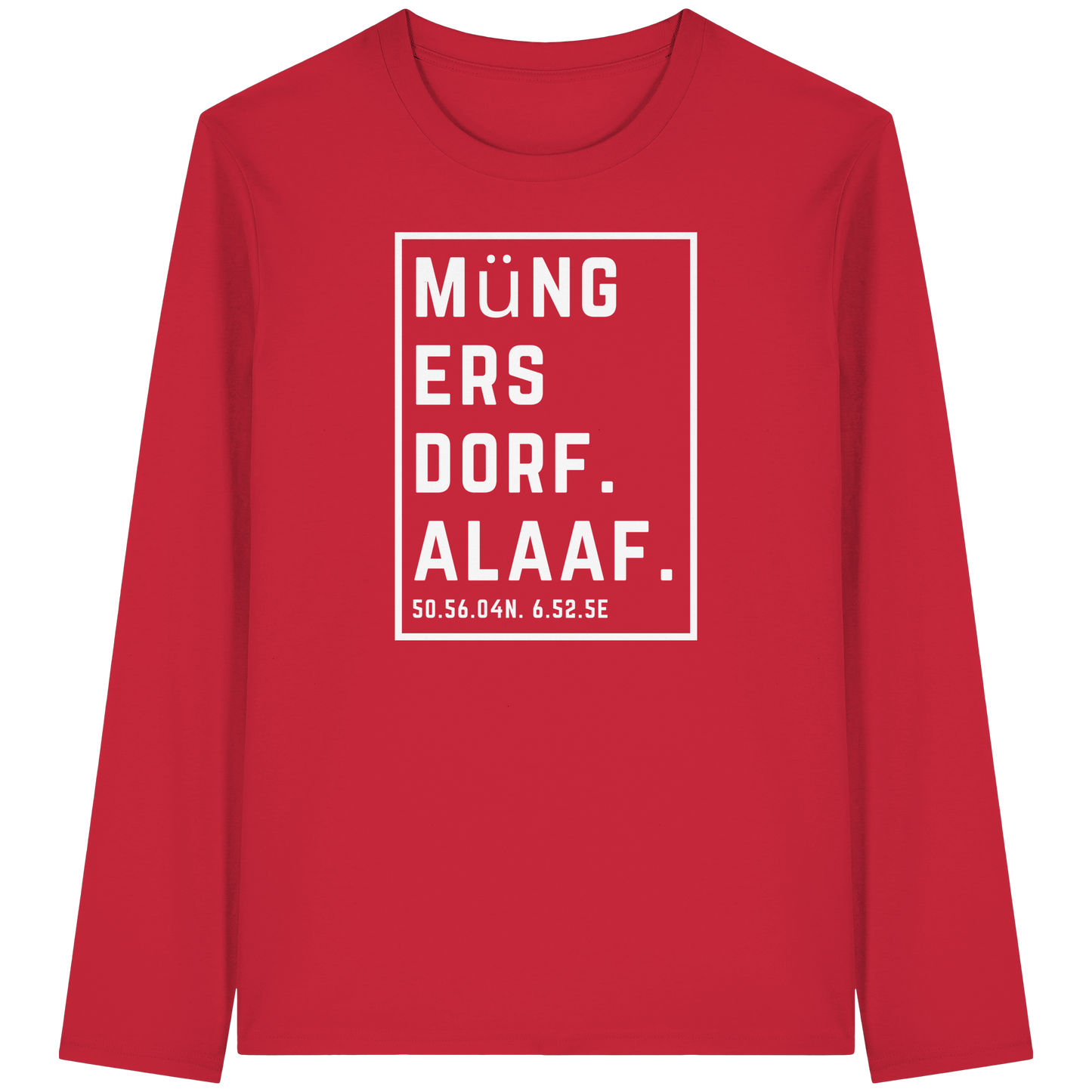 Müngersdorf Alaaf Druck - Organic Longsleeve T-Shirt