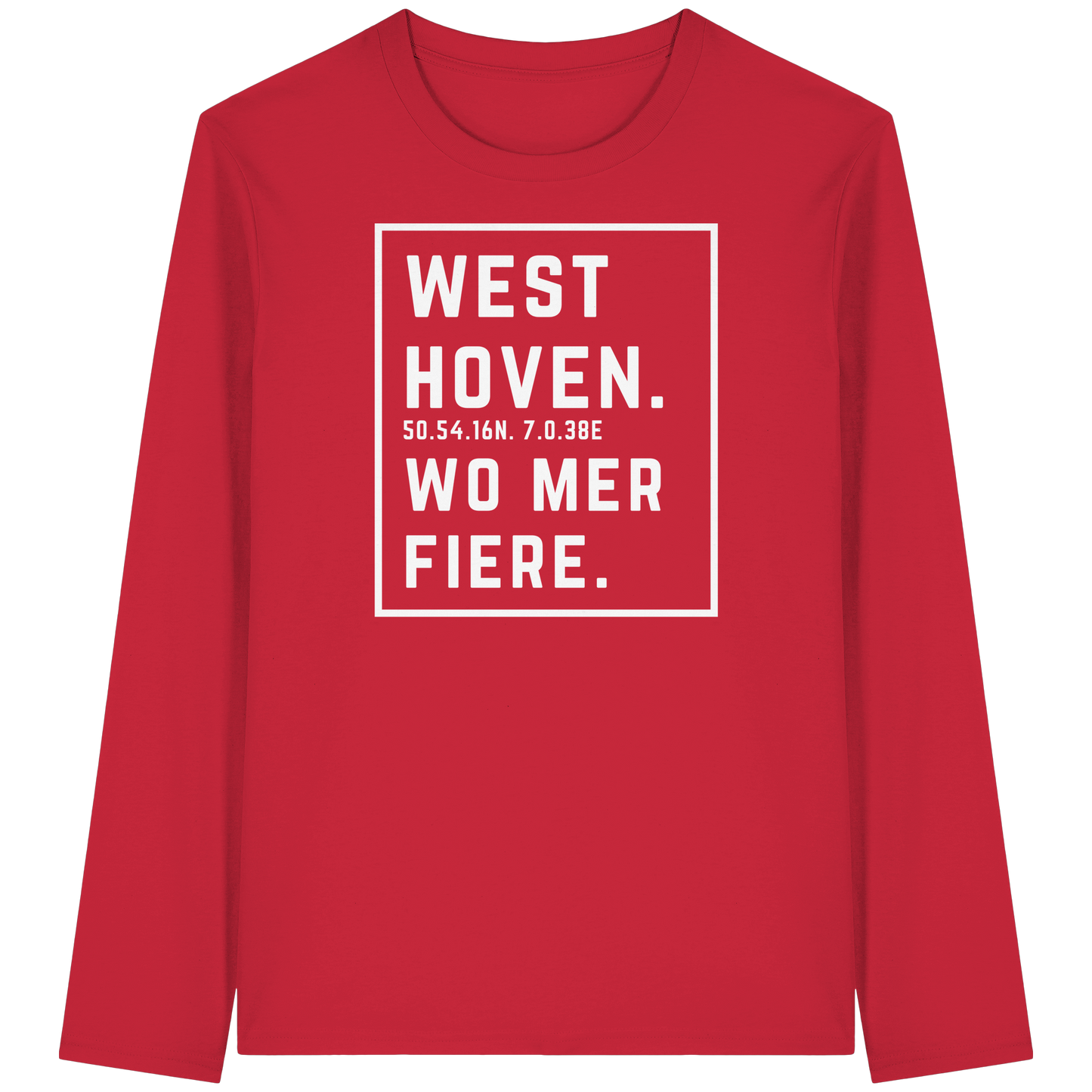 Westhoven Fiere Druck - Organic Longsleeve T-Shirt