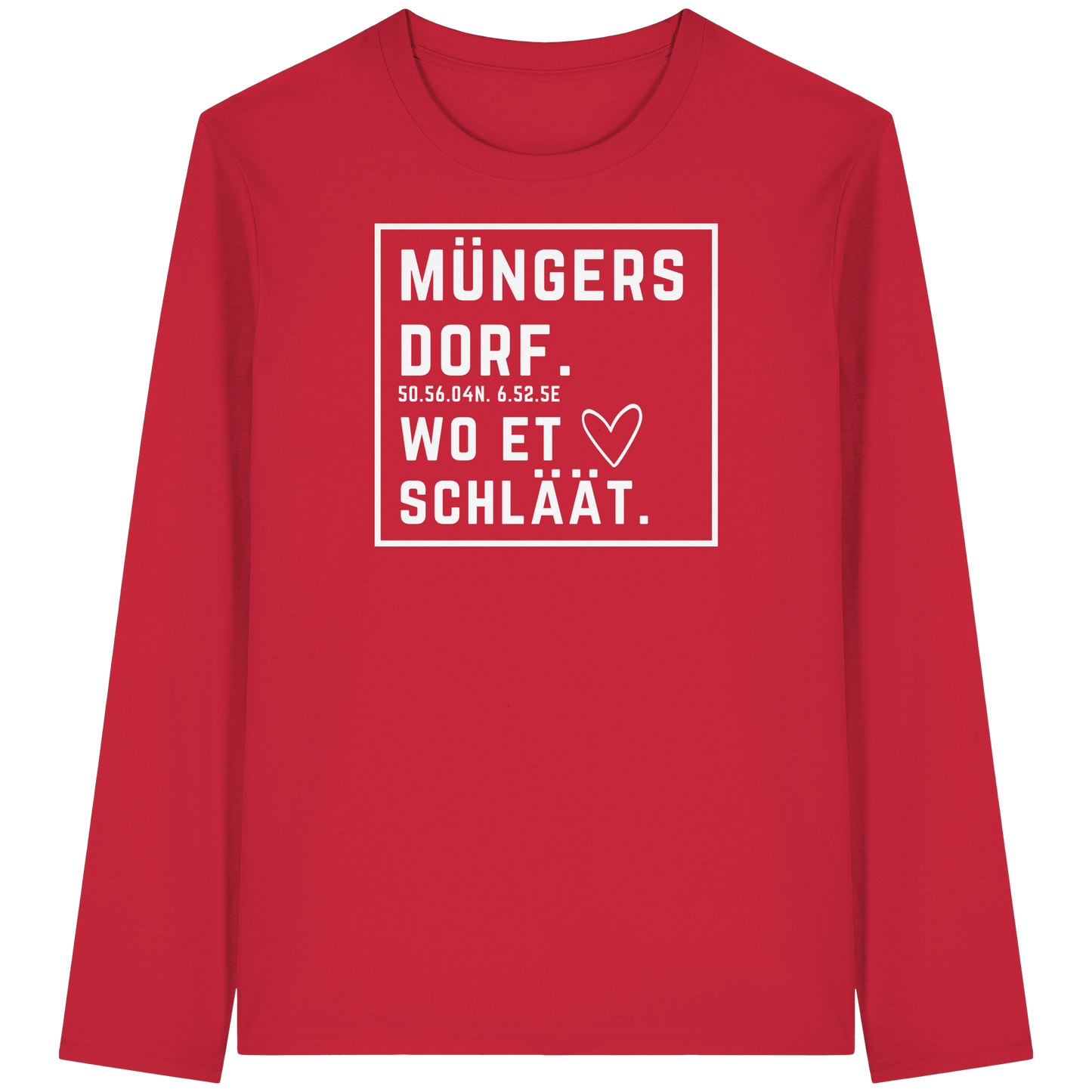 Müngersdorf Hätz Druck - Organic Longsleeve T-Shirt