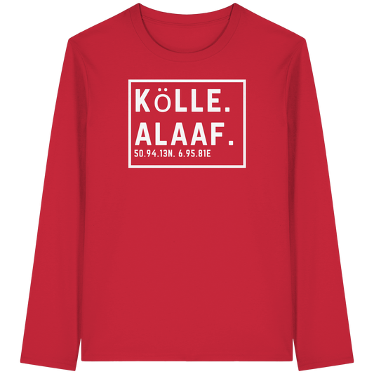 Kölle Alaaf Druck - Organic Longsleeve T-Shirt