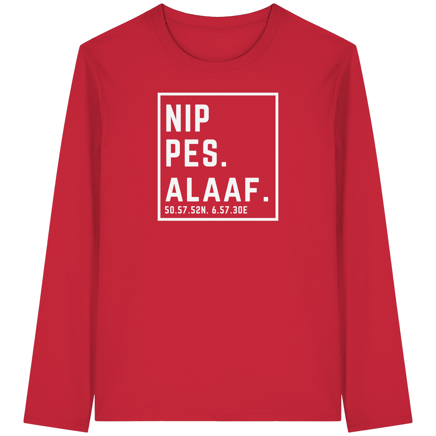 Nippes Alaaf Druck  - Organic Longsleeve T-Shirt