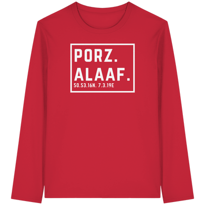 Porz Alaaf Druck - Organic Longsleeve T-Shirt