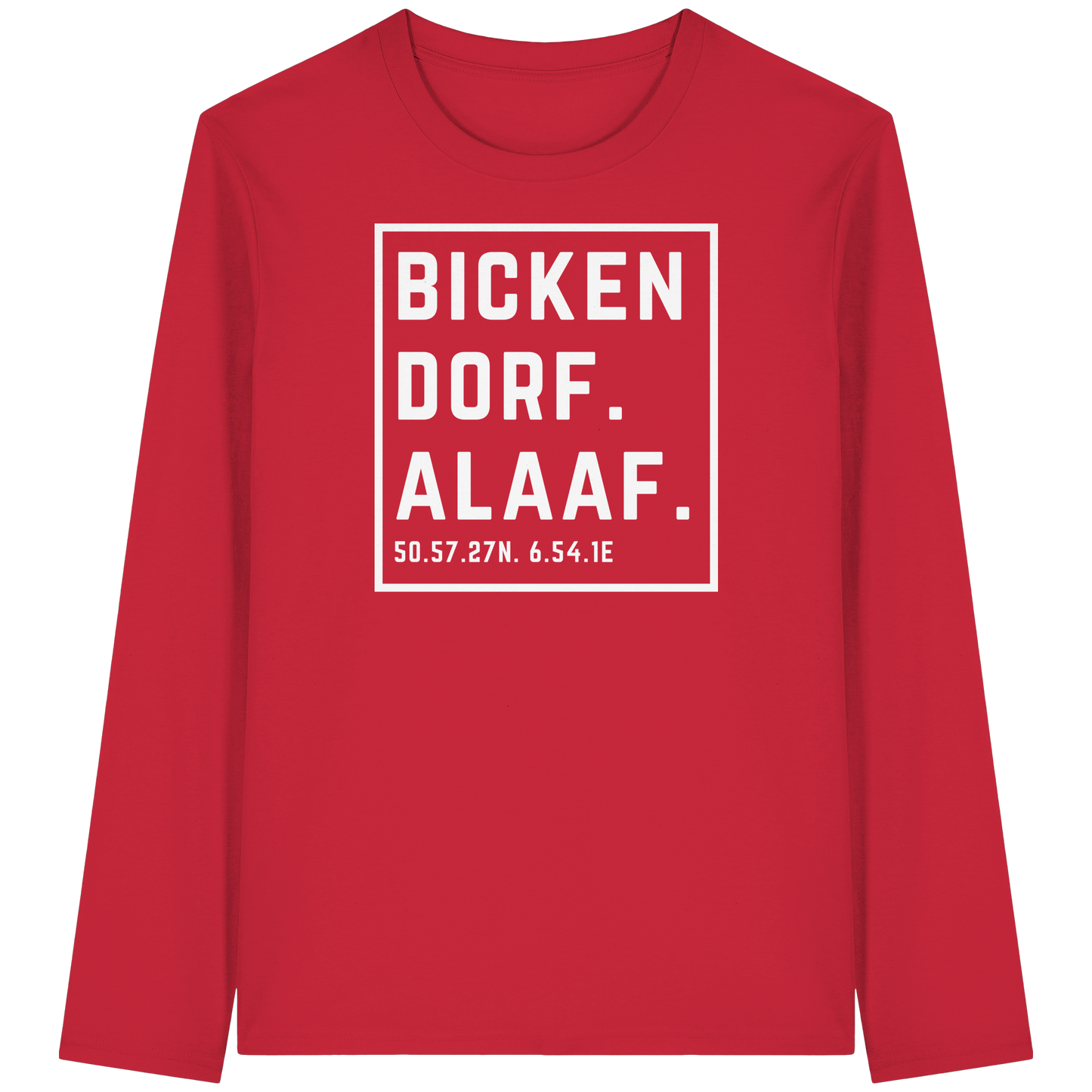 Bickendorf Alaaf Druck - Organic Longsleeve T-Shirt