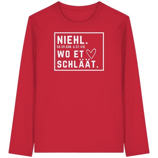 Niehl Hätz Druck - Organic Longsleeve T-Shirt