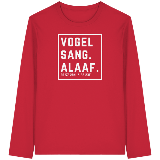 Vogelsang Alaaf Druck - Organic Longsleeve T-Shirt