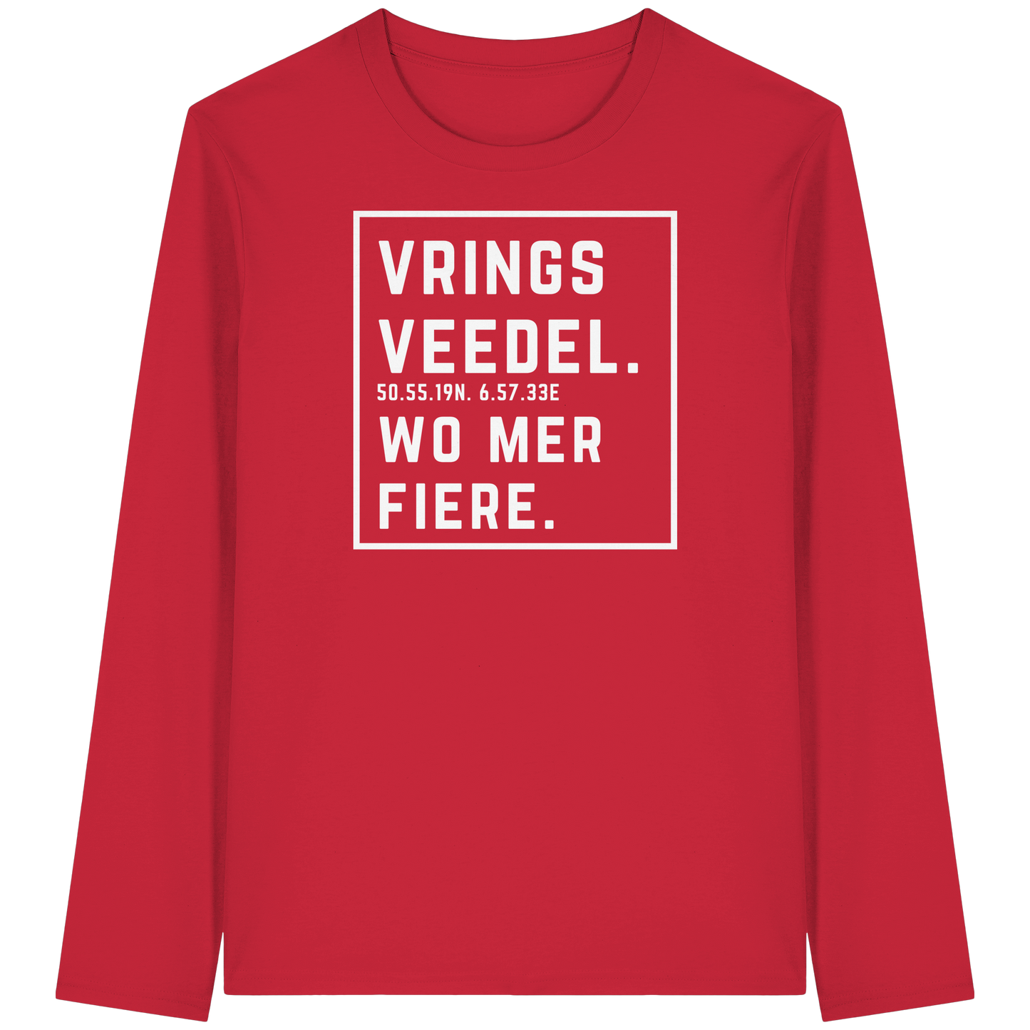 Vringsveedel Fiere Druck - Organic Longsleeve T-Shirt