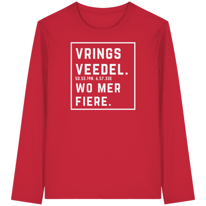 Vringsveedel Fiere Druck - Organic Longsleeve T-Shirt