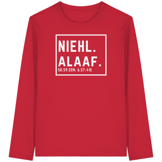 Niehl Alaaf Druck - Organic Longsleeve T-Shirt