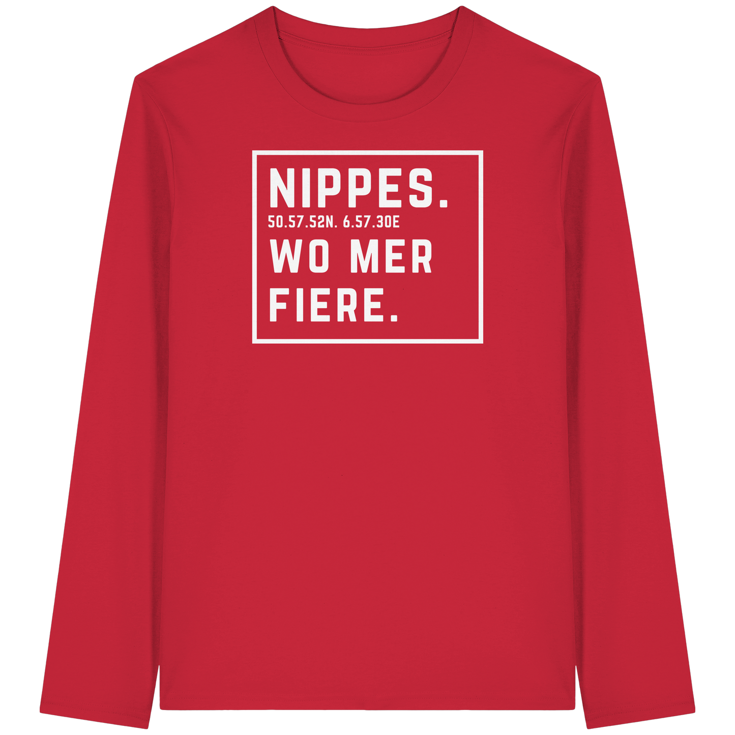Nippes Fiere Druck - Organic Longsleeve T-Shirt
