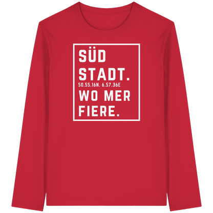 Südstadt Fiere Druck - Organic Longsleeve T-Shirt
