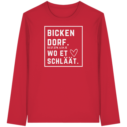 Bickendorf Hätz Druck - Organic Longsleeve T-Shirt