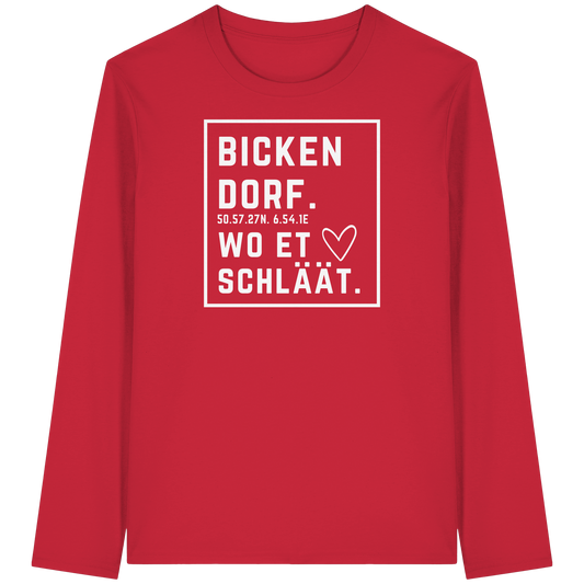 Bickendorf Hätz Druck - Organic Longsleeve T-Shirt